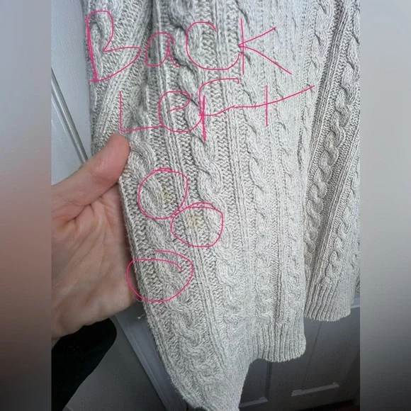 Ralph Lauren Women’s Medium Beige Linen Cotton Knit Short Sleeve Sweater Top M - Picture 11 of 11